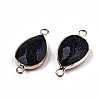 Synthetic Blue Goldstone Links Connectors G-T131-49A-3