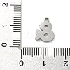 304 Stainless Steel Pendants STAS-M067-02A-P-3