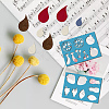 Acrylic Earring Handwork Template DIY-WH0359-066-6