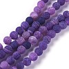 Natural Weathered Agate Beads Strands X-G-P414-A03-1