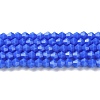 Opaque Solid Color Imitation Jade Glass Beads Strands EGLA-A039-P4mm-D11-1
