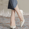 4Pcs Flower Plastic Imitation Pearl Shoe Decorations FIND-MA0001-01-6
