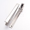 Iron Flat Alligator Hair Clip Findings IFIN-S286-77mm-2