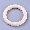 Unfinished Wood Linking Rings X-WOOD-F002-01-70mm-2