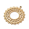 304 Stainless Steel Pendants STAS-L022-519G-2
