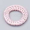Handmade Spray Painted Reed Cane/Rattan Woven Linking Rings WOVE-N007-01D-3