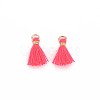 Polycotton(Polyester Cotton) Tassel Pendant Decorations X-FIND-S281-29-2