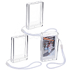 3Inch Plastic Rectangle Photo Cases Pendant Decoration DIY-WH0504-833-1