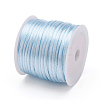 Nylon Satin Rattail Cords NWIR-L006-1mm-25-2