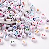 Opaque White Acrylic Beads MACR-N012-01-1