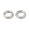 Non-Tarnish 304 Stainless Steel Spring Gate Ring X-STAS-Q215-53P-2
