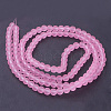 Baking Paint Transparent Glass Bead Strands GLAA-S031-6mm-20-2