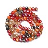 Electroplate Glass Beads Strands EGLA-YW0002-D06-1