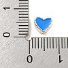 Heart Shape Silver 925 Sterling Silver Beads STER-A031-02C-3