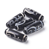 Tibetan Style Nectar Bottle Pattern dZi Beads TDZI-D008-09-2