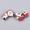 Handmade Porcelain Ceramic Beads PORC-Q005-01D-2