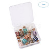 Glass Wishing Bottle Decorations STAS-CW0001-01-7