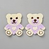 Polyester Embroider Thread Iron on/Sew On Patches PATC-WH0023-23D-1