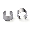 Unisex Brass Cuff Earrings X-EJEW-Z005-01P-2