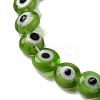 Chakra Theme Handmade Evil Eye Lampwork Beads Strands LAMP-G164-07A-3