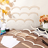 20Pcs Fan Shaped Wooden Frames DIY-BC0017-14B-4