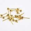 Brass Ball Post Ear Studs EC253-NFG-1