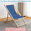 1Pc Anchor Pattern Chair Polycotton Cloth AJEW-GF0015-38F-4