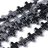 Non-Magnetic Synthetic Hematite Beads Strands X-G-G096-10x10x4mm-1