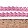 Transparent Glass Imitation Cat Eye Beads Strands GLAA-Q110-01B-13-4