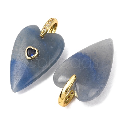 Natural Blue Aventurine Pendants GG-CBA51ED-03G-06-1