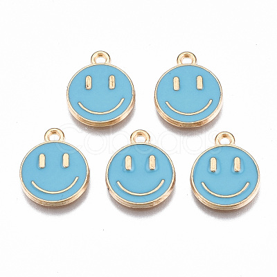 Alloy Enamel Charms ENAM-S121-165B-RS-1
