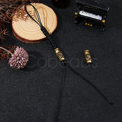 2Pcs Brass Beads KK-DC0004-93AB-1