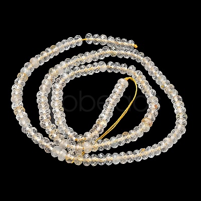 Natural Gold Rutilated Quartz Beads Strands G-L651-B01-4x2mm-1
