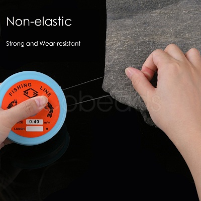 Transparent Fishing Thread Nylon Wire EC-L001-0.4mm-01-1
