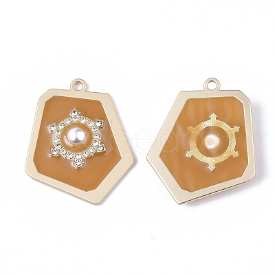 Epoxy Resin Pendants RESI-S380-02D-1