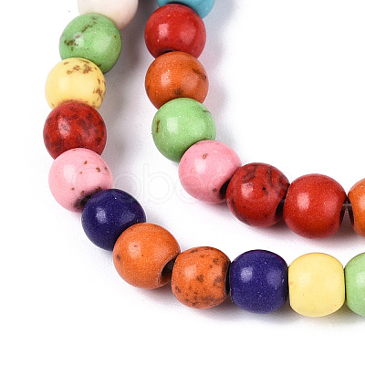 Synthetic Turquoise Beads Strands G-N352-04A-1