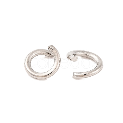 Tarnish Resistant 304 Stainless Steel Open Jump Rings STAS-R049-6x1mm-1