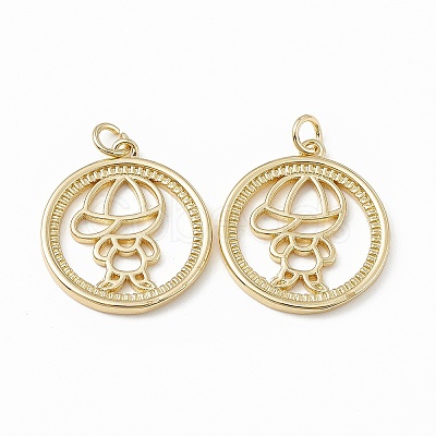 Brass Pendants KK-E068-VB196-1