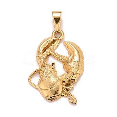 Ion Plating(IP) 304 Stainless Steel Pendants X-STAS-D165-14G-08-1