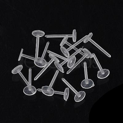 Plastic Stud Earring Findings KY-R011-01-1