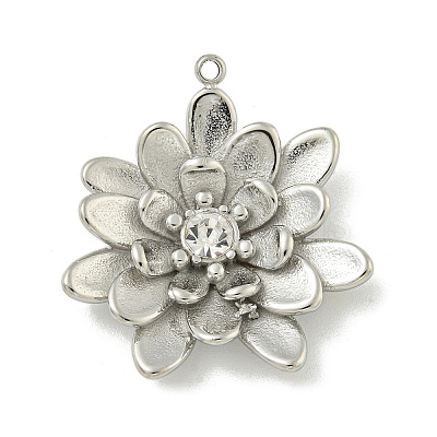 304 Stainless Steel Pendants STAS-L022-432P-1