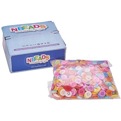 Acrylic Sewing Buttons BUTT-NB0001-01-1