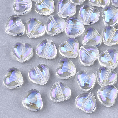 Transparent Glass Beads GLAA-N035-02-B01-1
