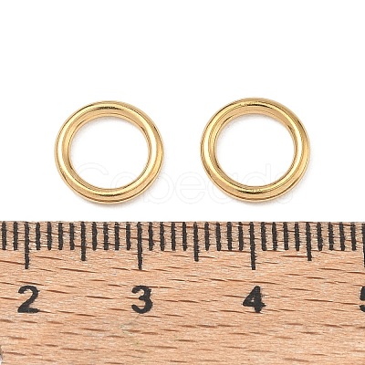 Ion Plating(IP) 304 Stainless Steel Closed Jump Rings STAS-G393-06G-02-1