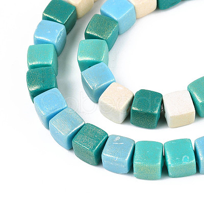 Handmade Polymer Clay Beads Strands CLAY-N013-25A-02-1
