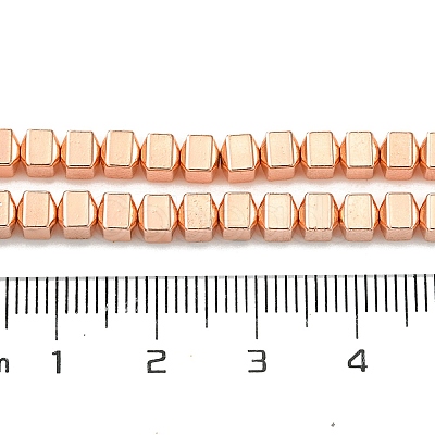 Electroplated Synthetic Non-Magnetic Hematite Beads Strands G-H020-I01-01-1