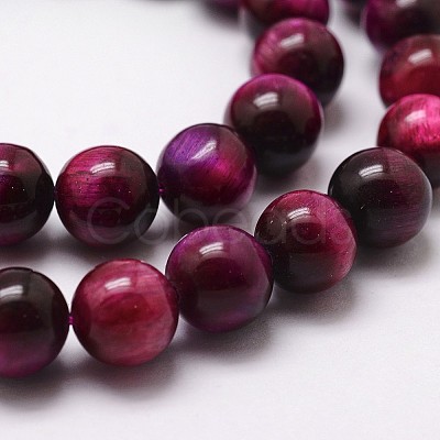 Natural Tiger Eye Bead Strands G-G735-23-12mm-04-1