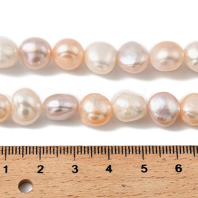 Natural Cultured Freshwater Pearl Beads Strands PEAR-P064-19I-02B-1