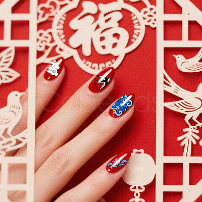 Stainless Steel DIY Nail Art Templates MRMJ-WH0092-226-1