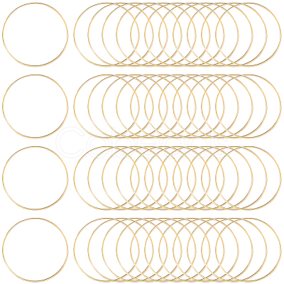 50Pcs Brass Linking Rings KK-SP0002-12B-1